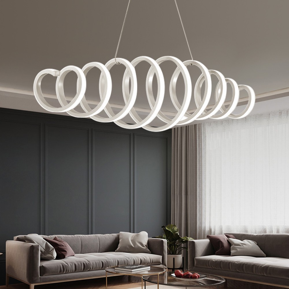 Modern 88W Acrylic LED Chandelier Dining Room Ceiling Light Fixture