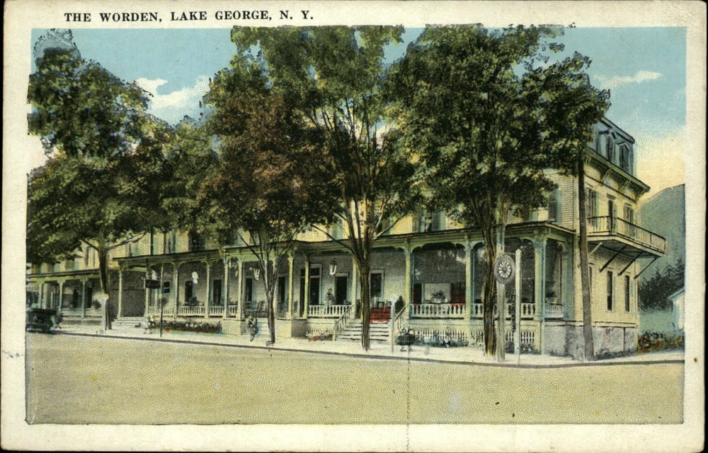 Lake George New York The Worden ~ postcard sku257