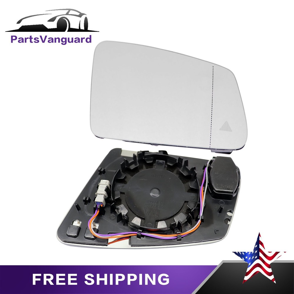 Passenger Side Mirror Glass Heat W/Blind Spot Fits Mercedes Benz GLA X516 13-18