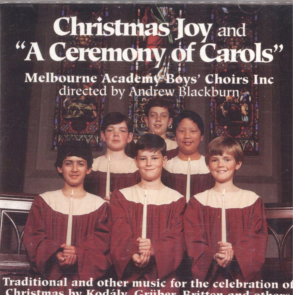 Melbourne Academy Boys Choir Christmas Joy Ceremony of Carols CD-image