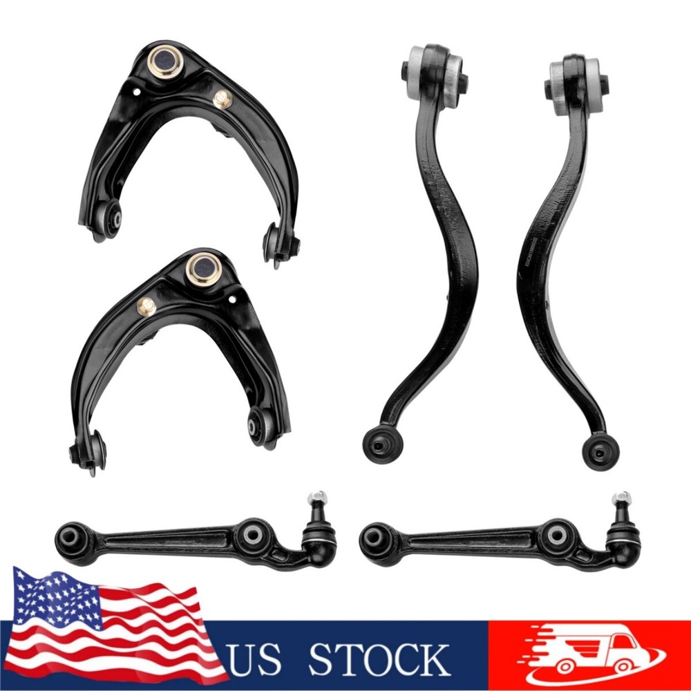 6Pcs Front Upper Lower Control Arm Set LH RH Fit 2007-2012 Ford Fusion Lincoln MKZ