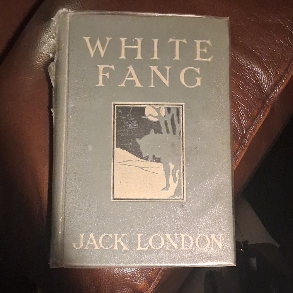 First Edition White Fang by Jack London Hardcover Illustrated Inscribed