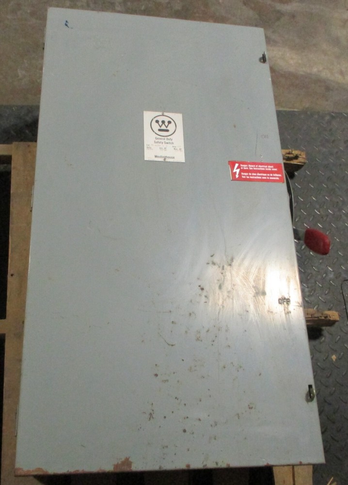 Westinghouse GF-425N General Duty Safety Switch 400A 240VAC 100HP Max 3PH GF425N