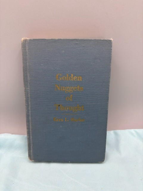 Golden Nugget of Thought By Exra L. Marler 1954 Hardcover..