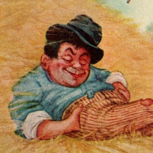 Antique DB Postcard I Dreamt I Dwelt In Marble Halls Hobo Haystack c1909