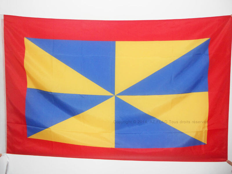 DUCHY OF PARMA 1851-1859 FLAG 3' x 5' for a pole - ITALY - FORMER ITALIAN FLAGS
