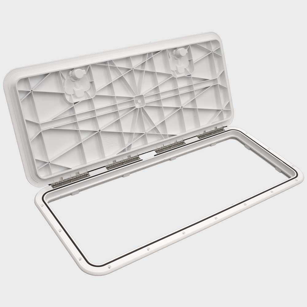 Innovative Marine Boat Deck Hatch 520-505 | 30 x 13 Inch Polar White