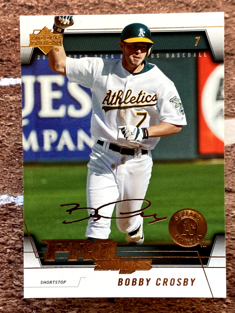 Bobby Crosby 2005 Upper Deck Pro Sigs #65 Oakland Athletics