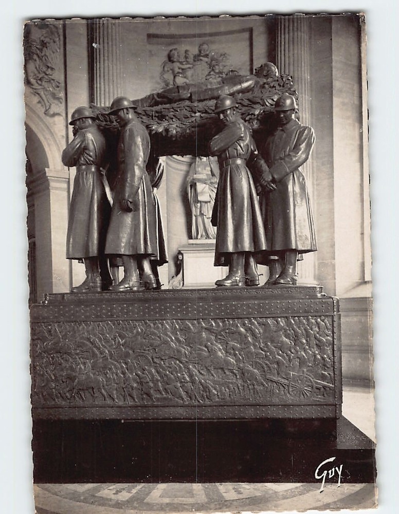 Postcard Tomb of Marshal Ferdinand Foch Les Invalides Paris France