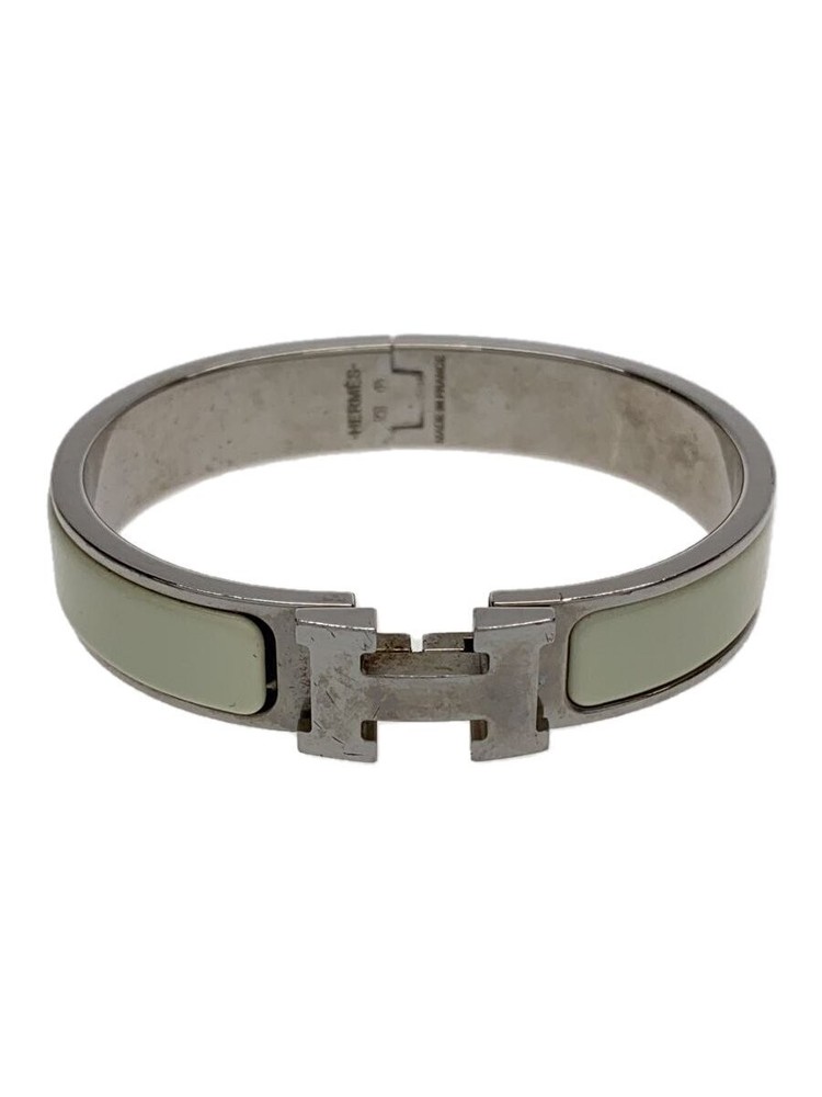 Hermes White Leather Bracelet for Women Model 2722