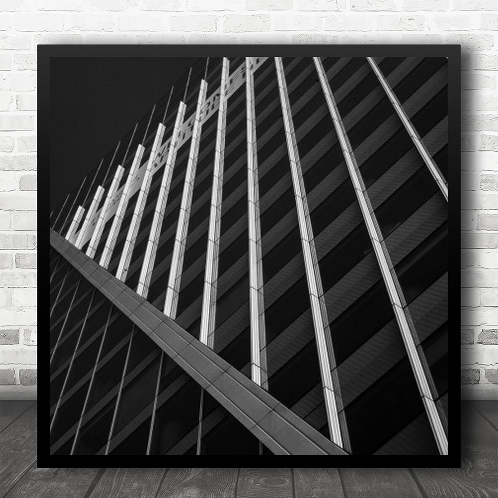 Den Haag Netherlands Crossing Lines Architecture Square Wall Art Print