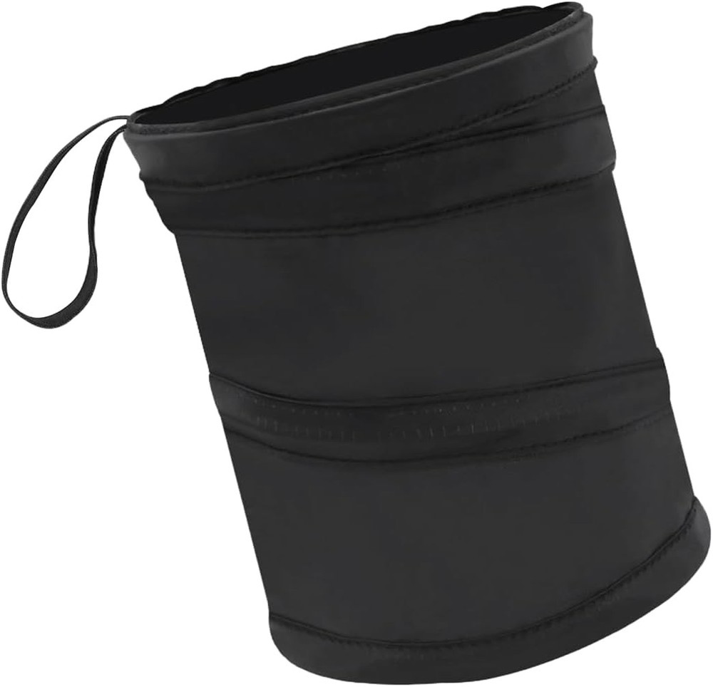 Collapsible Car Trash Can with Magic Sticker, Portable Waterproof Ha Size: 1PC