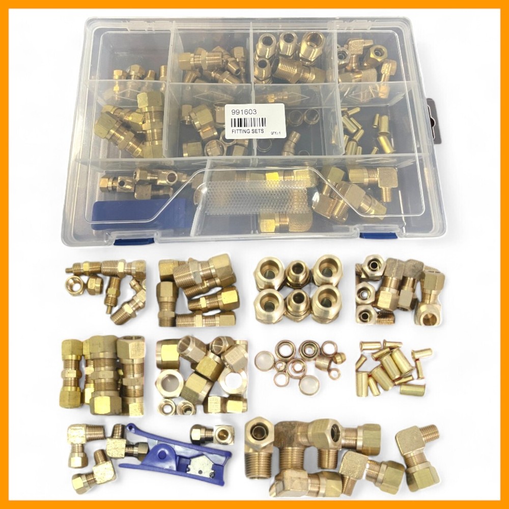 Air Brake Line Fitting Kit DOT 1/8