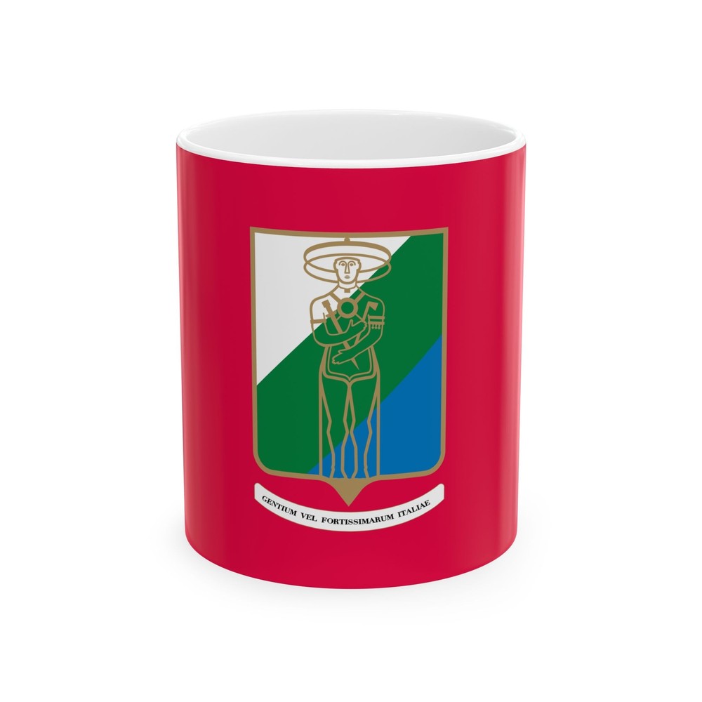 Flag of Abruzzo (Italy) White Coffee Mug-image