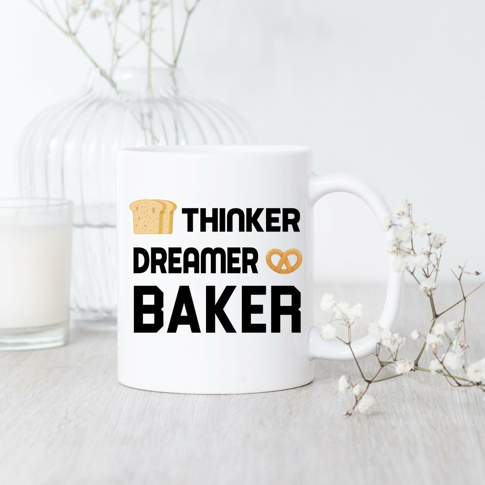 Thinker Dreamer Baker Mug Baker Mug Baker Gift Future Baker New Baker Gift Baker