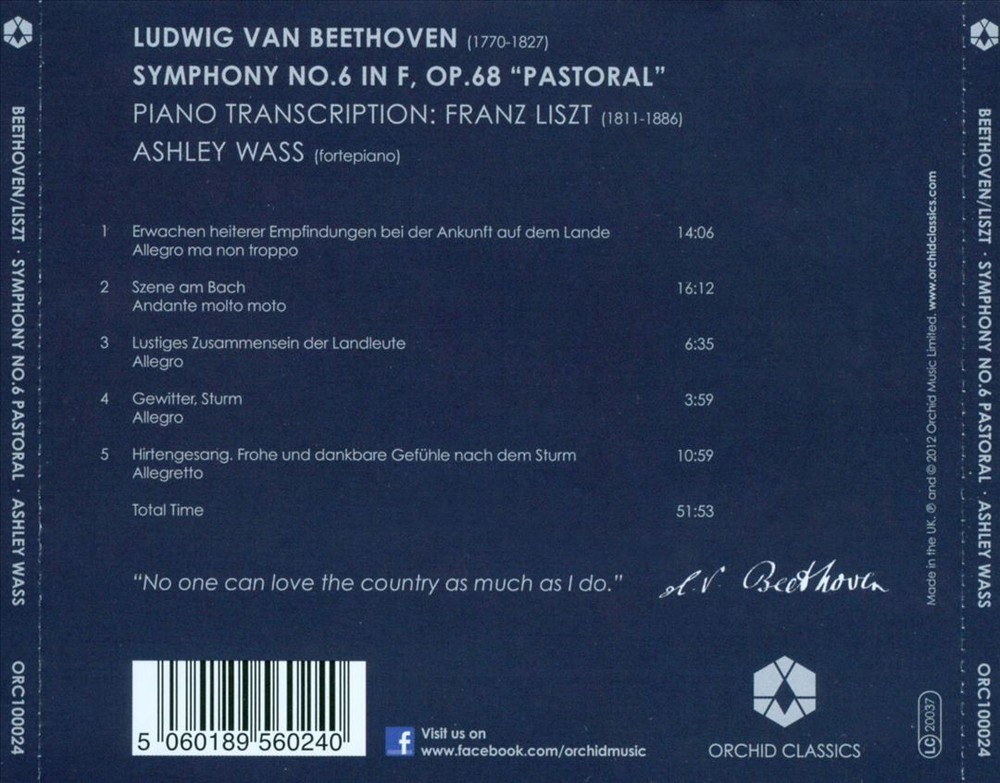 Ashley Wass Beethoven/Liszt: Symphony No. 6 