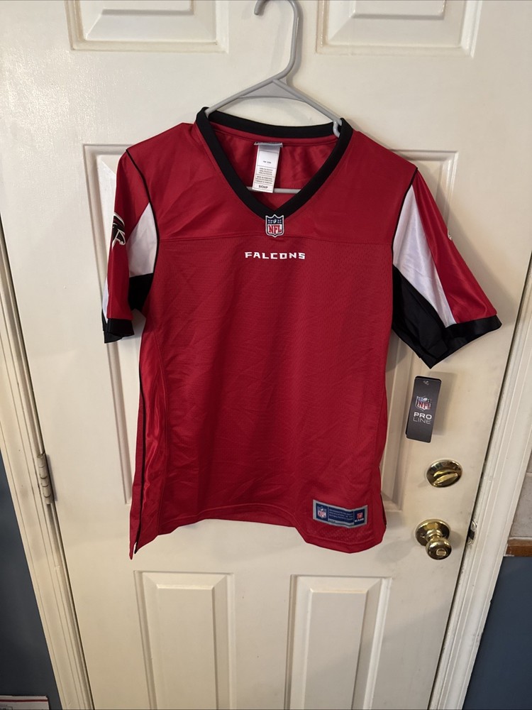 Atlanta Falcons Red Blank Fanatics Pro Line Jersey Women’s Size Small NWT