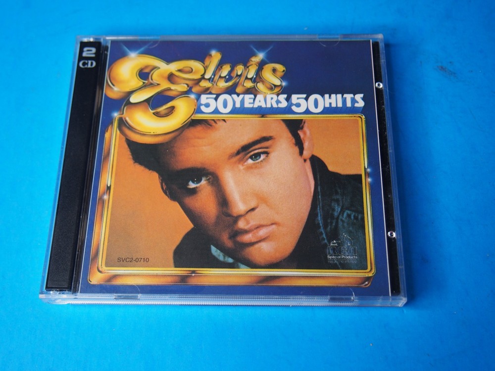 ELVIS PRESLEY - 50 Years 50 Hits (2-Disc CD Set) Rockabilly Oldies Rock & Roll