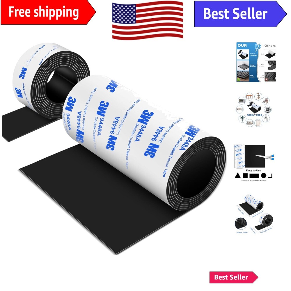 Non-Slip Rubber Pads for Furniture - Protective Grip for Scratch-Free Floors