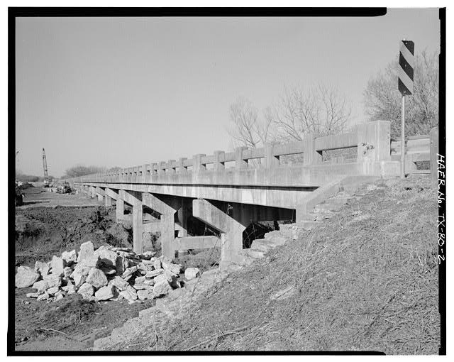 2. General View North Bosque River Bridge, South Side, Looking Northwest. -