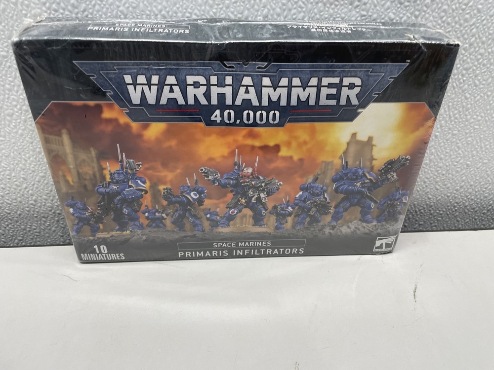 Warhammer 40K Space Marines Primaris Infiltrators - 10 Miniatures