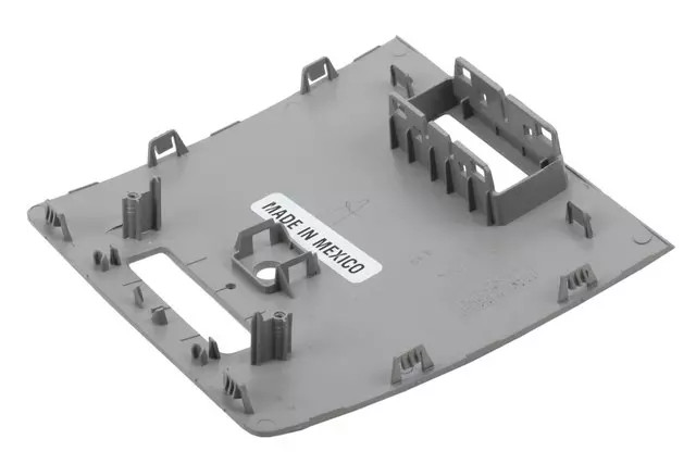 Genuine GM Light Ash Gray Roof Console Opening Trim Plate 23104432