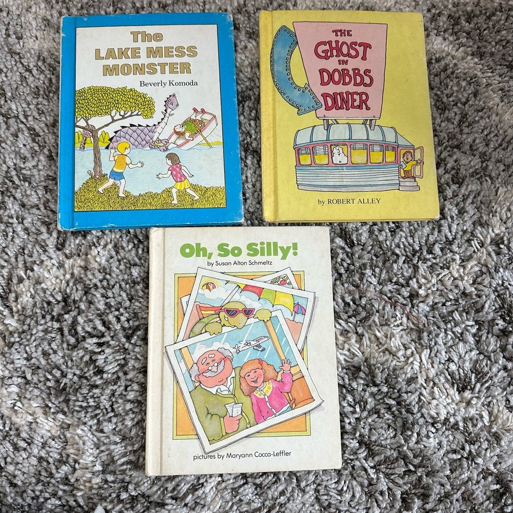 Lot of 3 Books Parents Magazine Vintage 80s Hardcover Children's