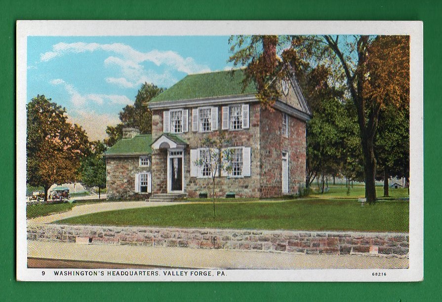 Pennsylvania - Valley Forge, Washington's Headquarters Postcard 62