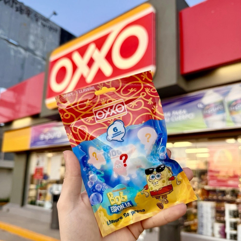 New Oxxo Exclusive Spongebob Key Chain Llavero Sorpresa Blind Bags 🧽🔴