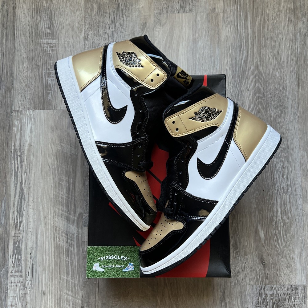 Size 11 - Jordan 1 Retro High OG NRG Gold Toe 2018