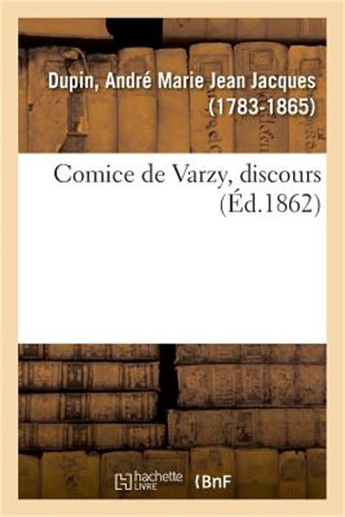 Comice de Varzy, Discours (Paperback or Softback)