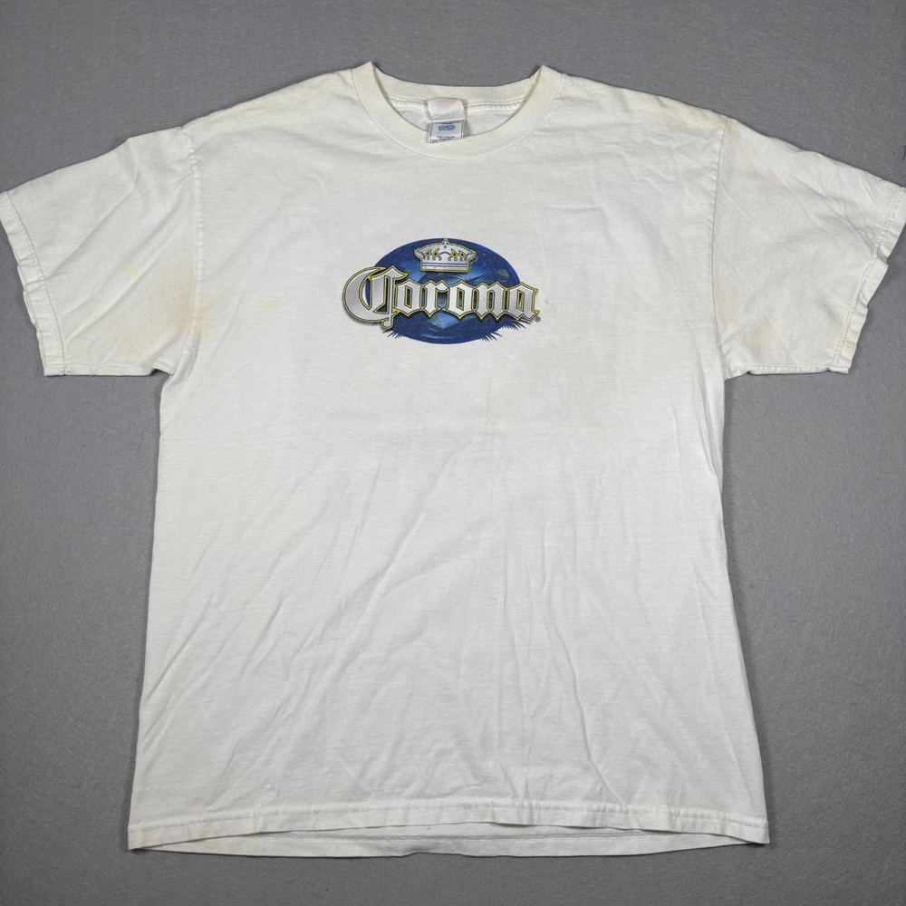 VINTAGE Corona Board Meeting 2006 Modela Alstyle White Tee Men's Large T- Shirt