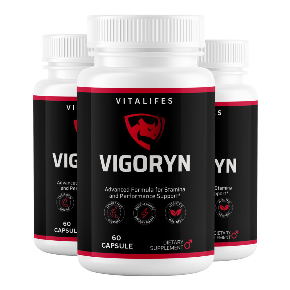 (3 Pack) Vigoryn Advanced Male Health Support Formula Supplement 60 Capsules