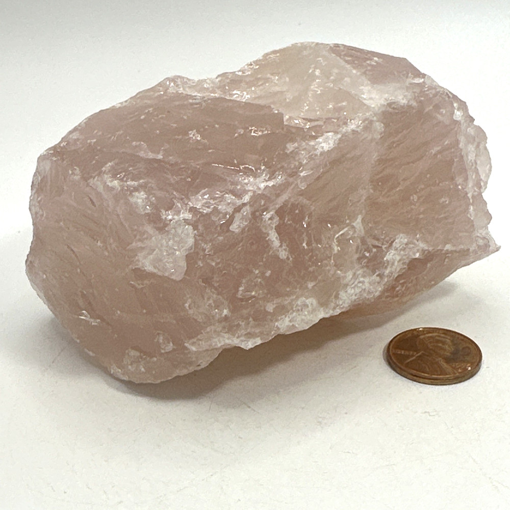 Beautiful Brazilian Rose Quartz Specimen 478 Grams