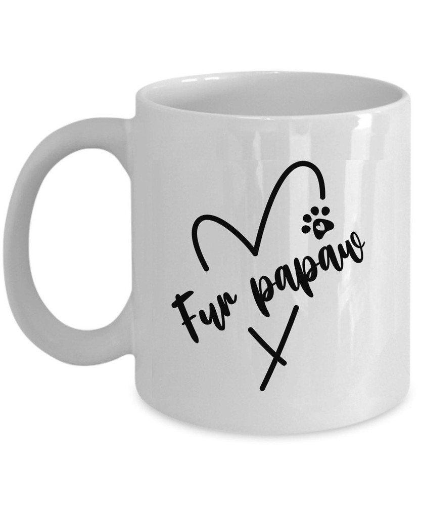 Cute Fur Papaw Dog Paw Coffee Mug - Perfect Tea Cup Gift for Mom