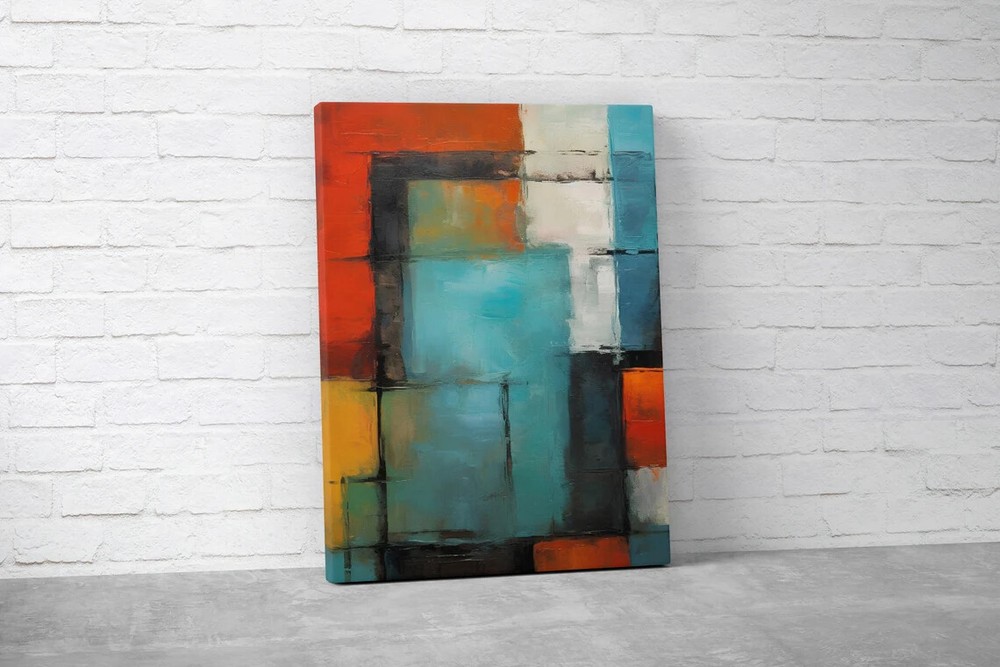 Rothko Inspired Contemporary Minimalist Paint Wall Art Canvas Unframed Print Art