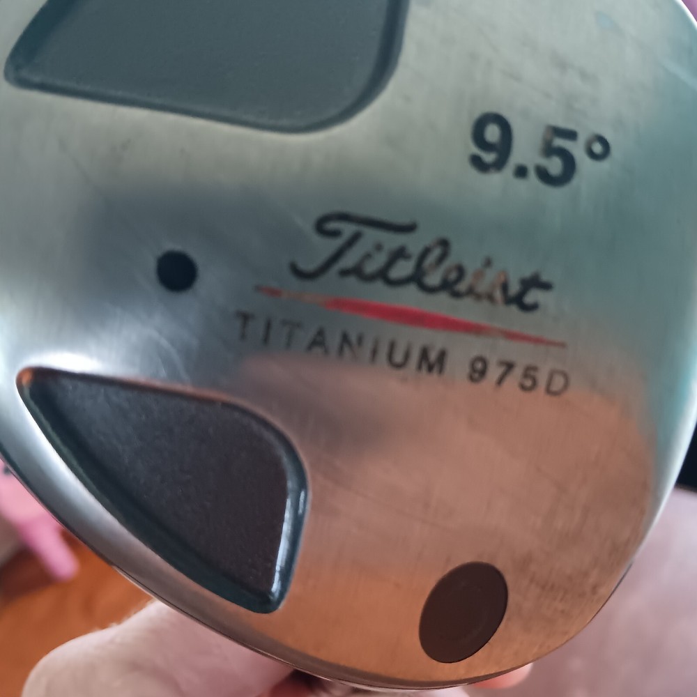 Controlador de fábrica Titleist Titanium 975D 9,5⁰ Titleist Ultralite R Flex grafito