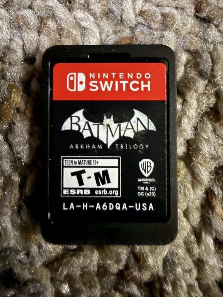 Batman: Arkham Trilogy (Nintendo Switch) Game Cartridge Only US Version Tested