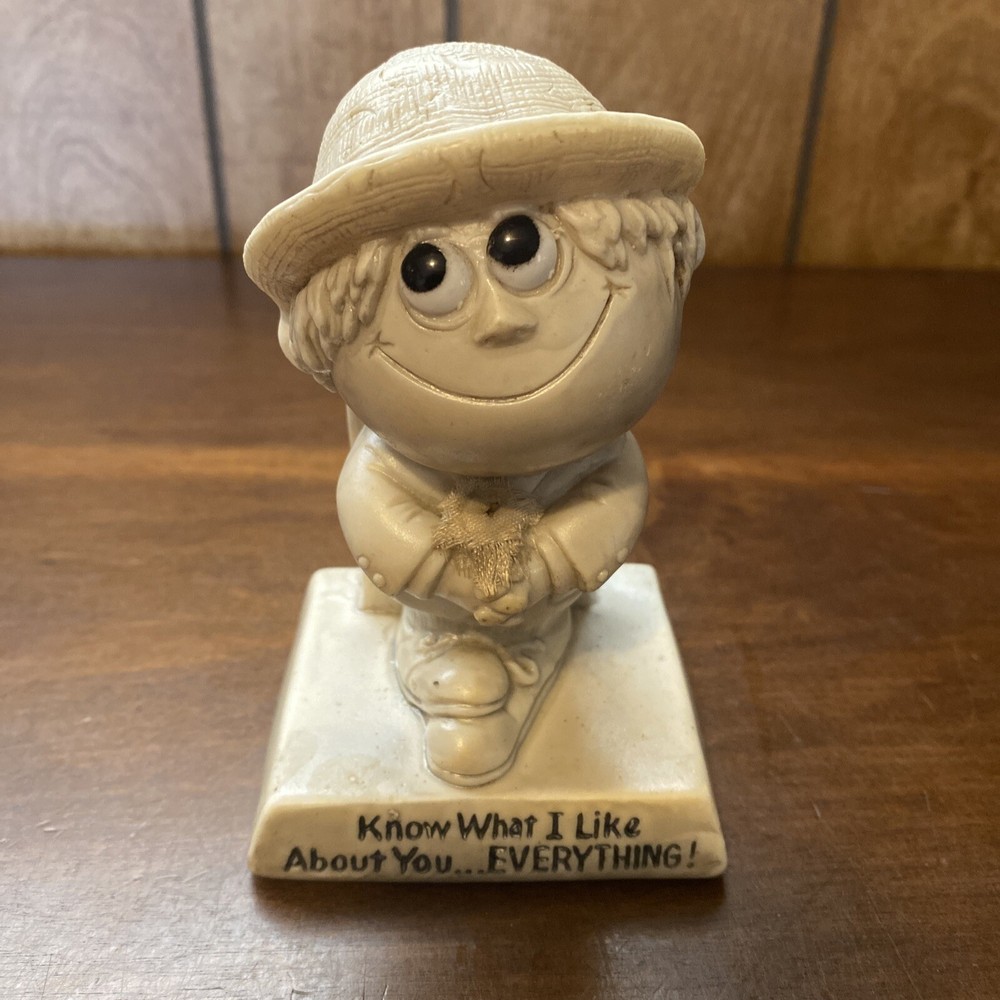 Vintage 1970s RW Berries Hippie Man Figurine Rare Collectible USA