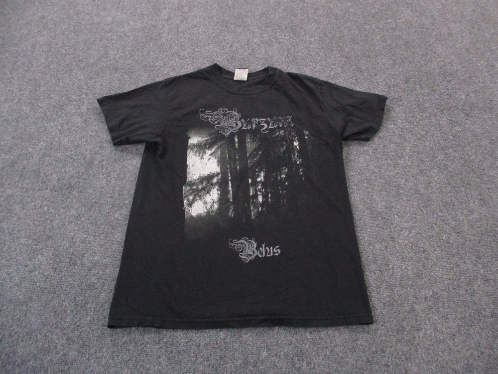 Vintage 1Burzum Shirt Mens M Band Wizard Metal Rock Demon Night Goth Norwegian