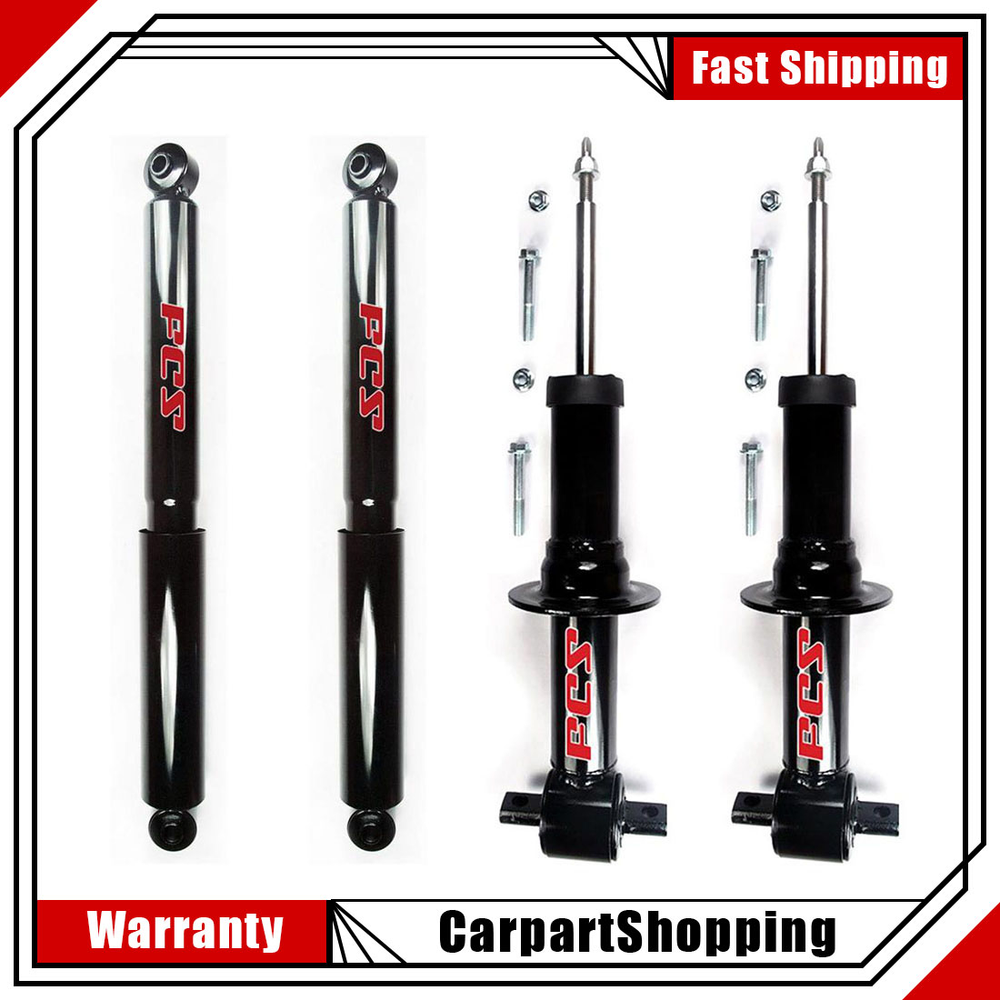 2007-2013 Chevy Silverado GMC Sierra 1500 Front & Rear Shocks Struts FCS