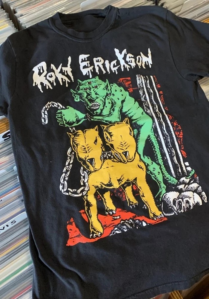 RARE! Roky Erickson Black Cotton All size S-5XL Gift Fan Shirt