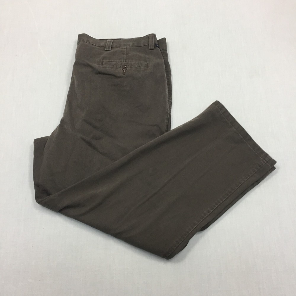 Dockers Chino Trousers Cotton Pants Straight Fit Mens Size 40W 30L Grey