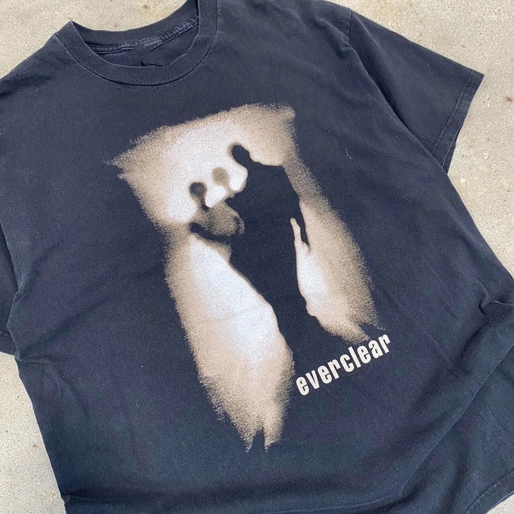 Vtg Hot Everclear Band So Much For The Afterglow Black S to 5XL Shirt VK160