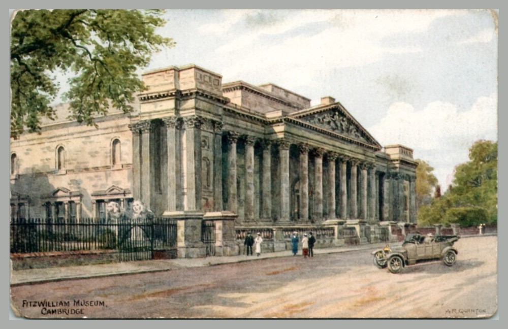 Fitzwilliam Museum Cambridge England DB c1910 Antique Postcard