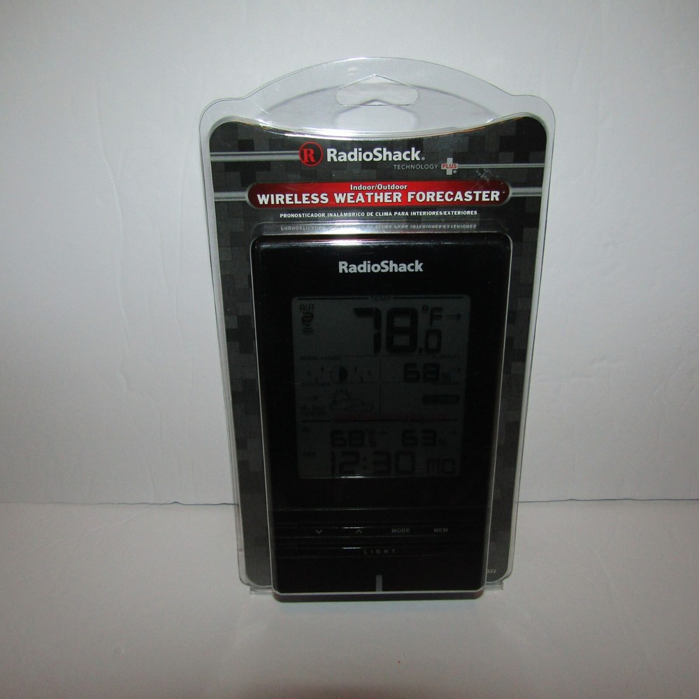 Radio Shack Indoor / Outdoor Wireless Weather Forecaster New in Package