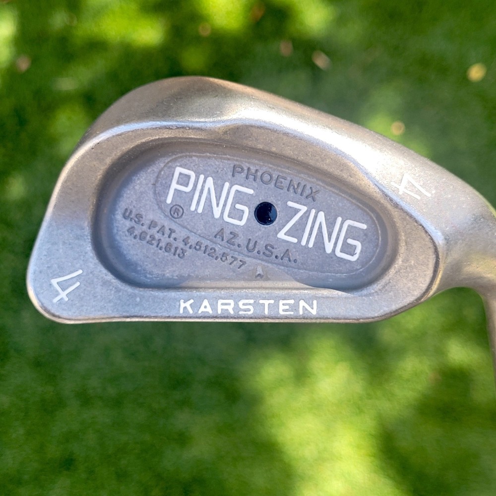 🔥 PING Zing Black Dot Single 4 Iron KT-M Stiff Flex Steel Shaft RH