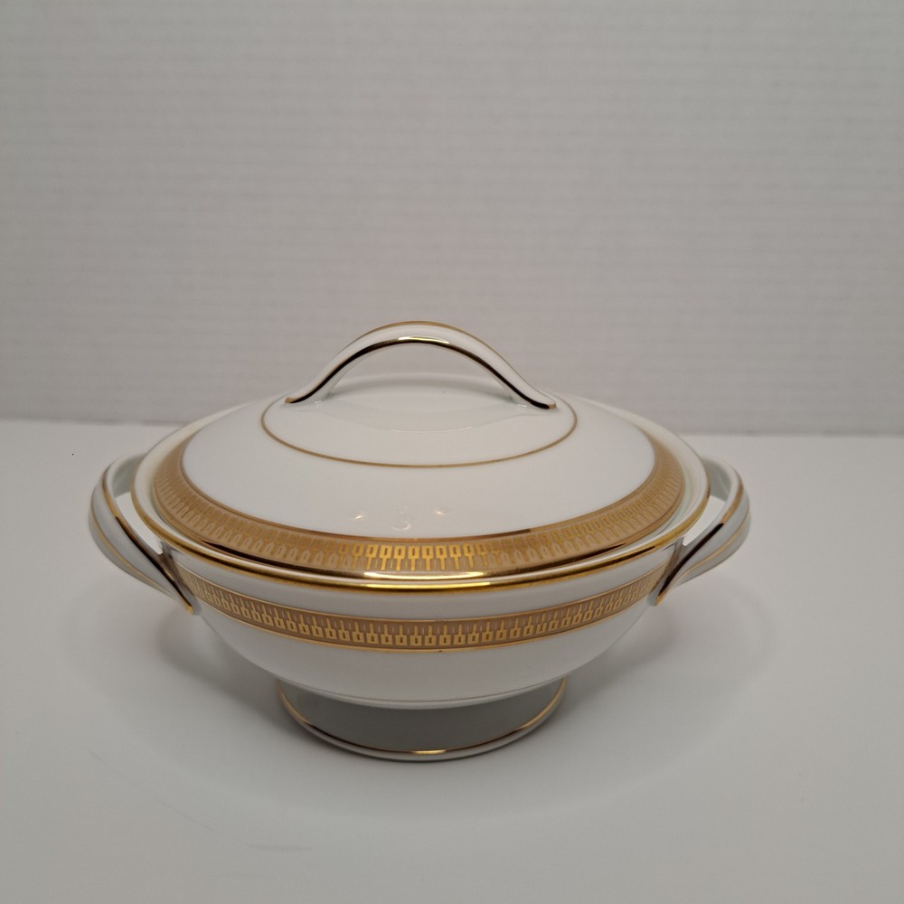 Vintage Noritake China Goldwyn Sugar Bowl with Lid #6244 Made in Japan 1961-1971