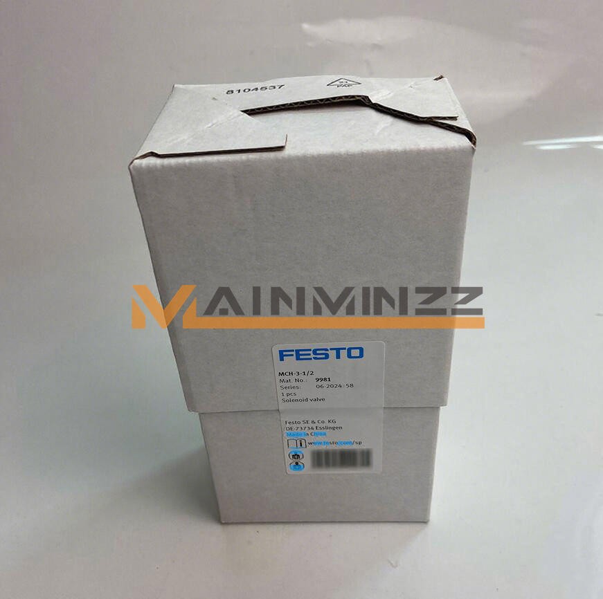 ONE New Festo MCH-3-1/2 9981 Solenoid Valve