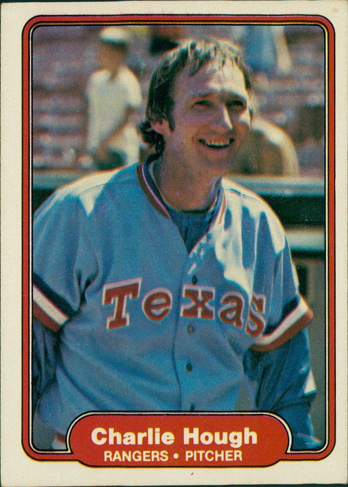 1982 Fleer - Charlie Hough #319